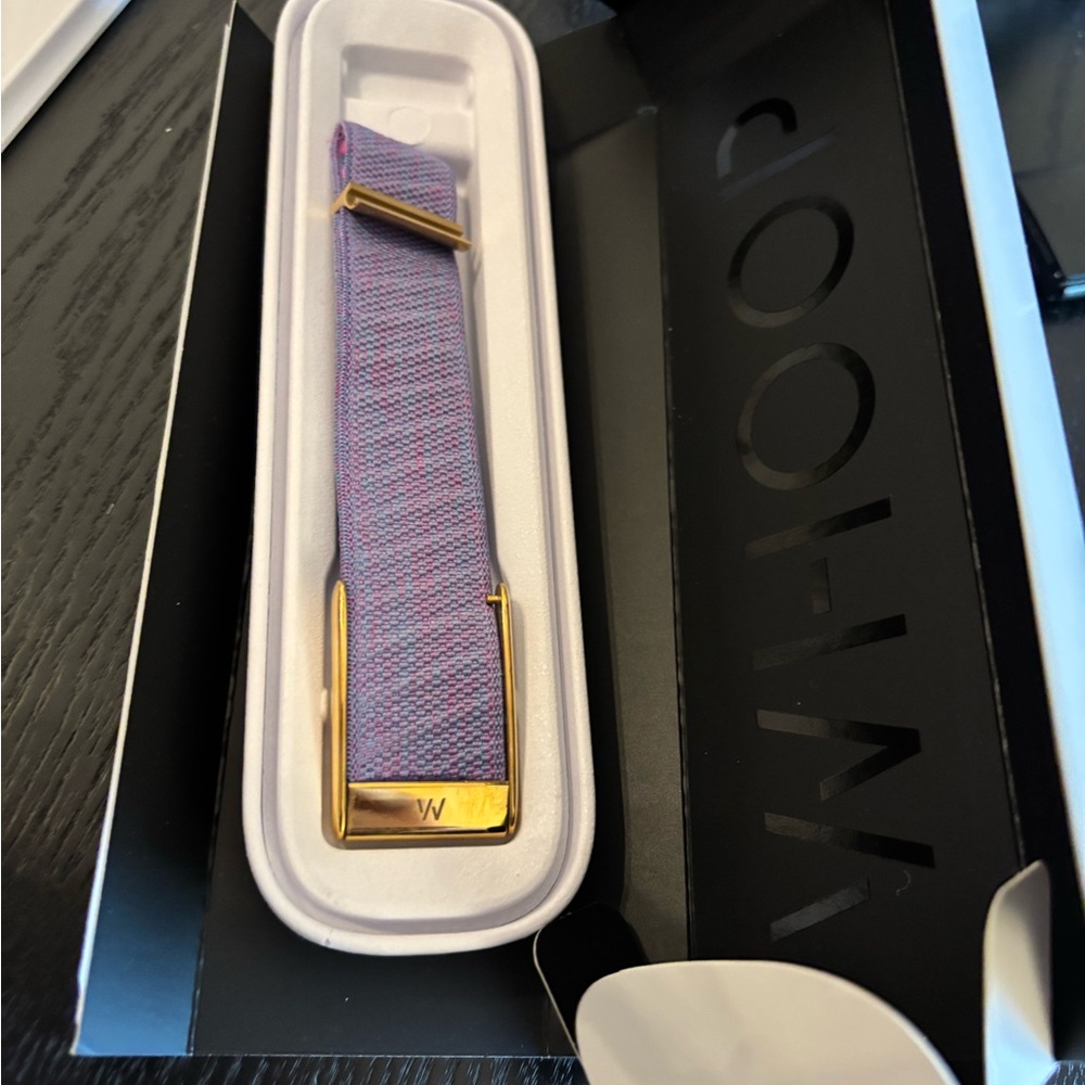 Whoop 5.0/Mg Pink/purple Band with shiny Gold Clasp/Hook - whoop one/life/peak - Picture 10 of 10